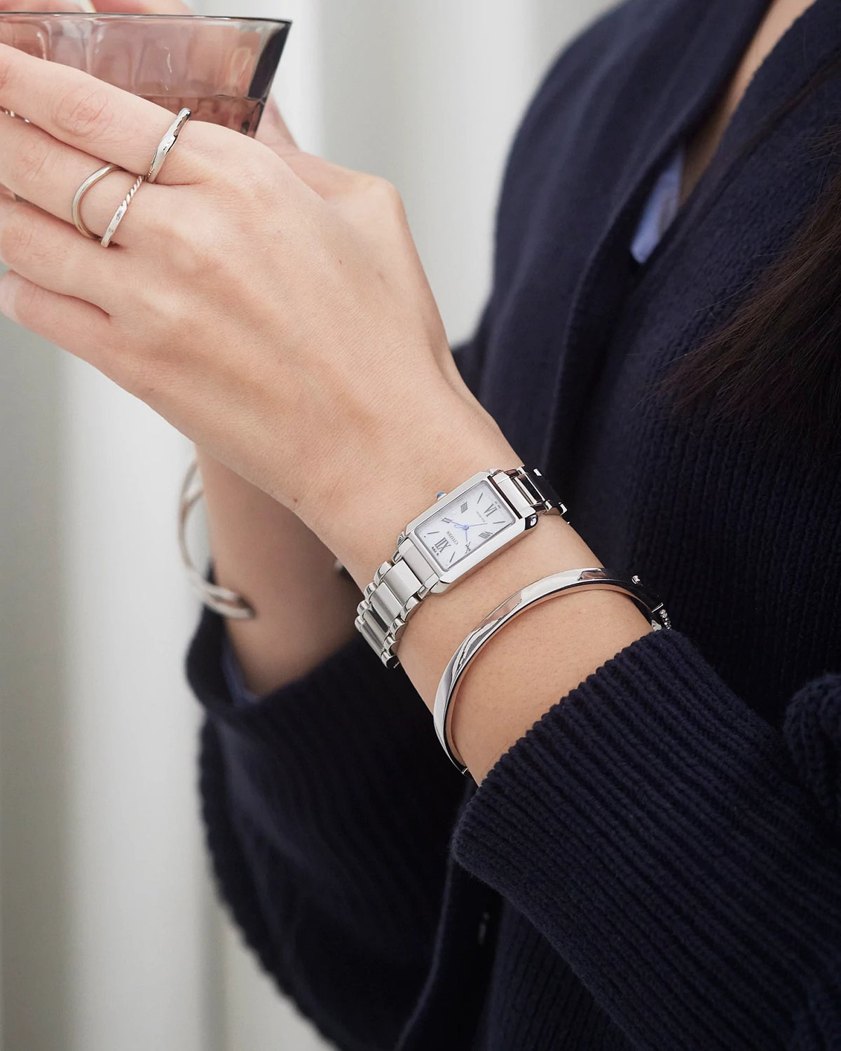 Citizen L Bianca White Dial Sapphire Watch