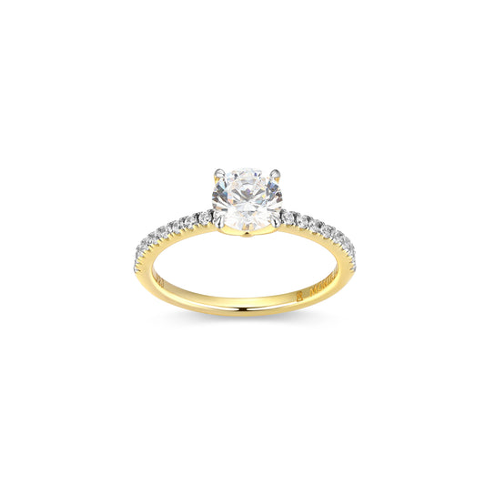 Sunray Lab-Created Diamond Ring