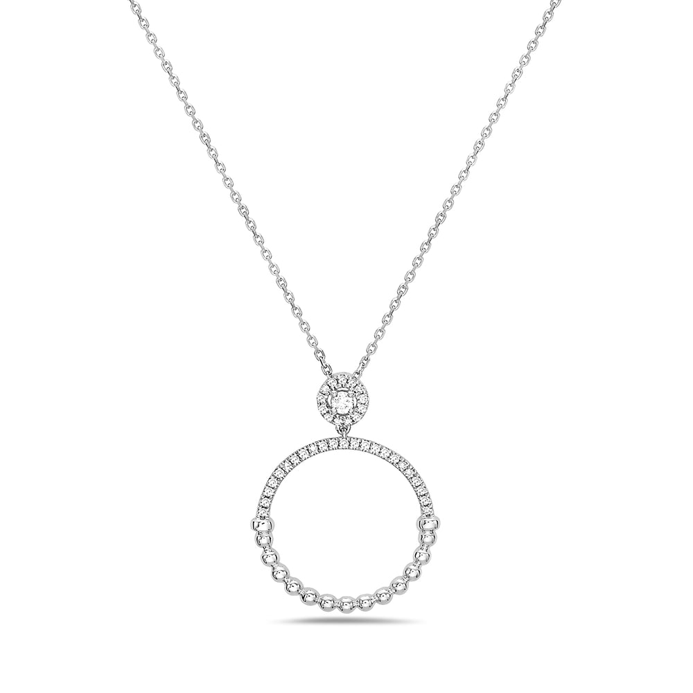 14k White Gold Pendant