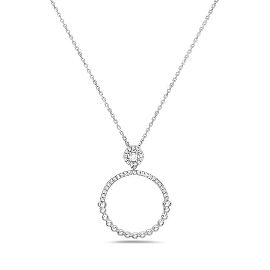 14k White Gold Pendant