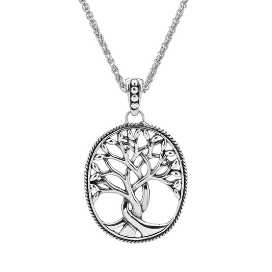 Keith Jack Sterling Silver Tree of Life Large Pendant
