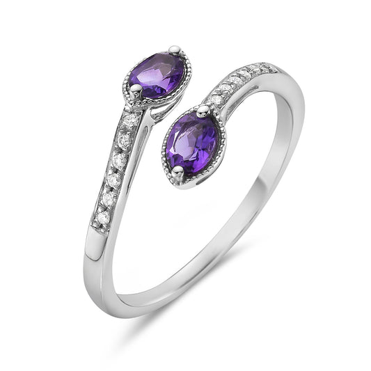 14k White Gold Ring