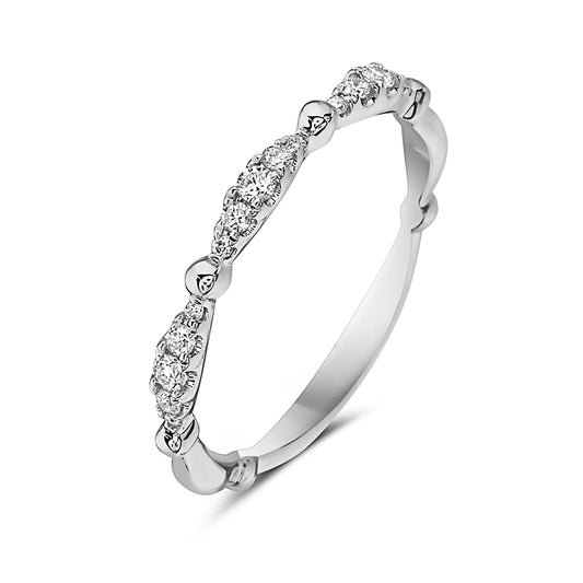 14k White Gold Ring