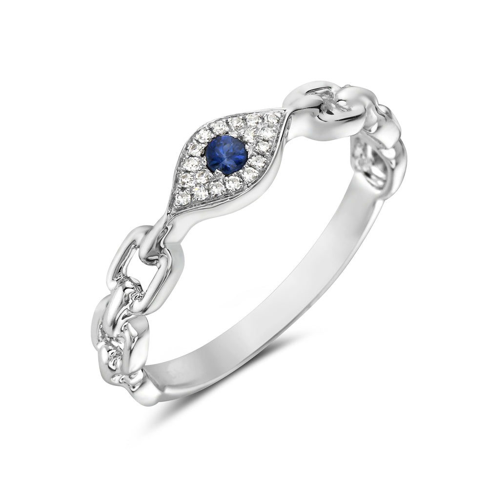 14k White Gold Ring