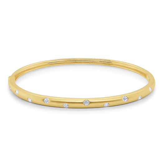 KC Designs 14k Gold and Diamond Bangle Bracelet