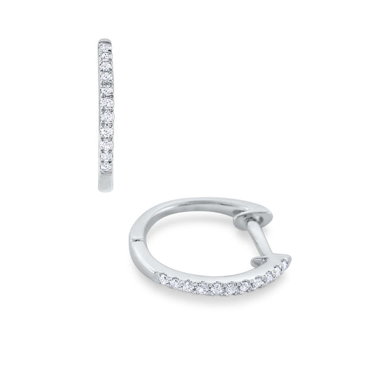 KC Designs Diamond Mini Hoop Earrings Set in 14Kt. Gold