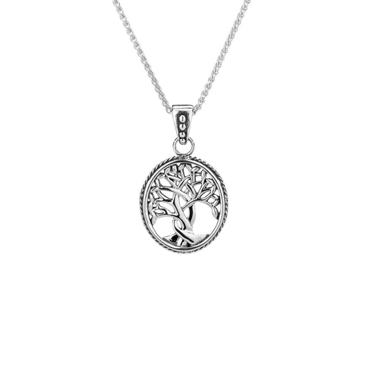 Keith Jack Sterling Silver Tree of Life Pendant Small